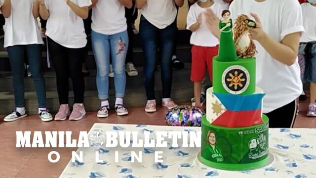 Supporters of VP-elect Sara Duterte celebrate her birthday at DSWD's Home for the Girls and Women in Davao City