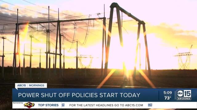 Power shut-off policies begin June 1