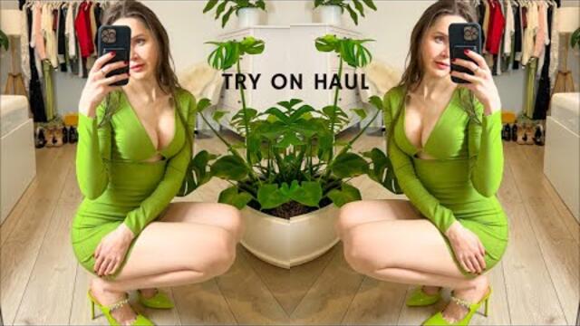 Daily Outfits with Tanya | green dresses TRY ON HAUL