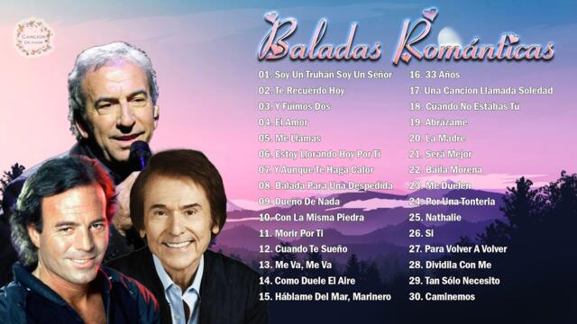 JULIO IGLESIAS, JOSÉ LUIS PERALES, RAPHAEL TODOS SUS 30 GRANDES EXITOS INMORTALES