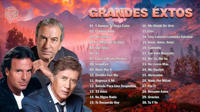 JULIO IGLESIAS, JOSÉ MARÍA NAPOLEÓN, JOSÉ LUIS PERALES SUS MÁS HERMOSA CANCIONES