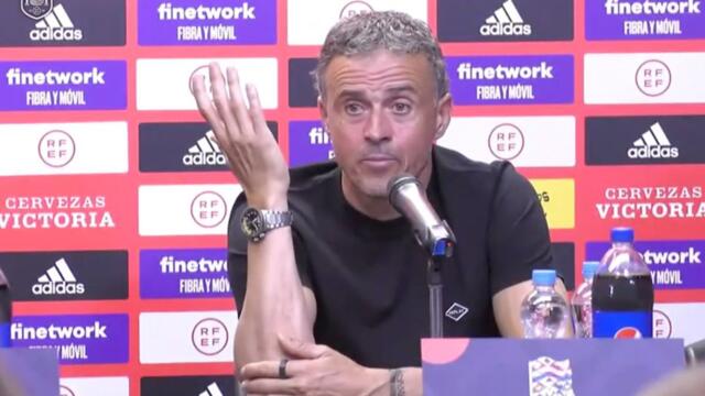 Rueda de prensa de Luis Enrique del República Checa vs. España
