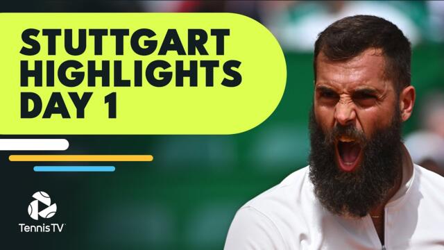 Sonego Faces Paire; Lopez, Bonzi, Otte & Altmaier Feature | Stuttgart 2022 Highlights Day 1