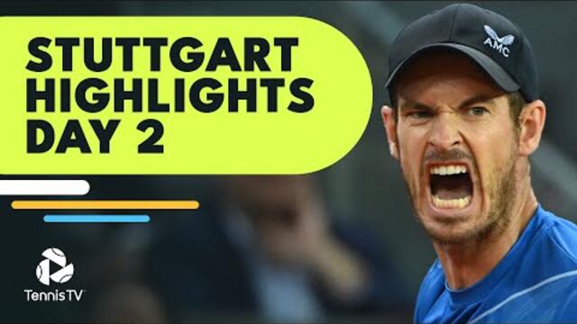 Murray Meets O'Connell; Kyrgios Returns to Grass | Stuttgart 2022 Highlights Day 2