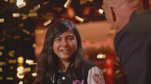 11-Year Old ‘AGT’ Fan Lives The Dream With Golden Buzzer Performance | Billboard News