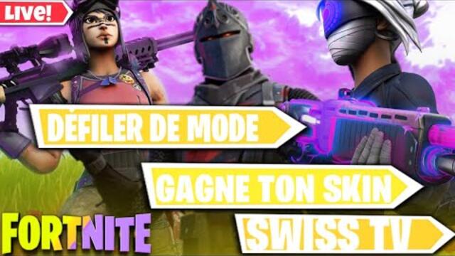LIVE FORTNITE FR ! DÉFILÉ DE MODE ! CONCOURS DE SKINS ! PARTIE PERSO ! Sub 1€