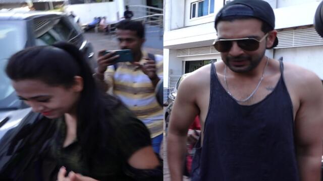 Tejasswi Prakash को भगाते हुए नजर आए Karan Kundrra, Film City में हुए spot *Enttertainment