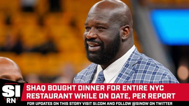 Shaq Bought Dinner for Entire NYC Restaurant While on Date, per Report