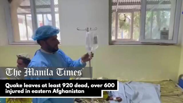 Quake leaves at least 920 dead, over 600 injured in eastern Afghanistan