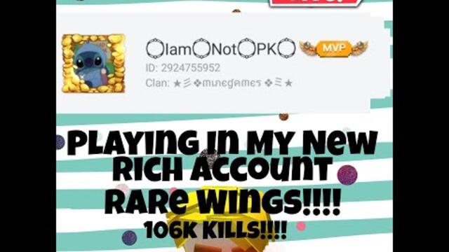 Playing In My Scarlet Wings And 106k Kills Account | Bedwars Blockman Go Adventure Live Stream