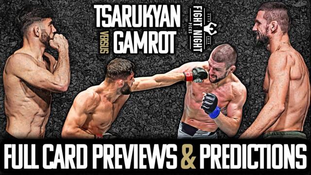 UFC Fight Night: Tsarukyan vs. Gamrot Full Card Previews & Predictions