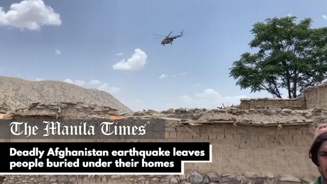 Deadly Afghanistan earthquake leaves people buried under their homes