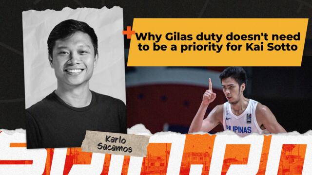 Why Gilas duty doesn't need to be a priority for Kai Sotto
