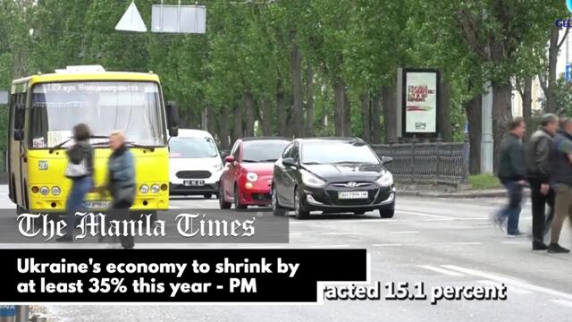  Ukraine's economy to shrink by at least 35% this year - PM