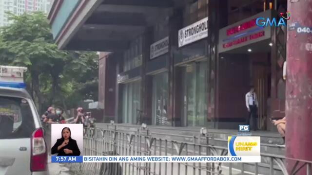 1 patay matapos bumagsak ang elevator sa isang gusali sa Makati | UB