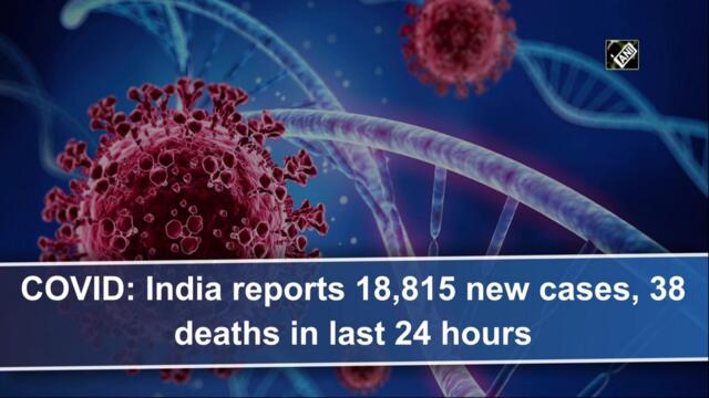 COVID: India reports 18,815 new cases, 38 deaths in last 24 hours