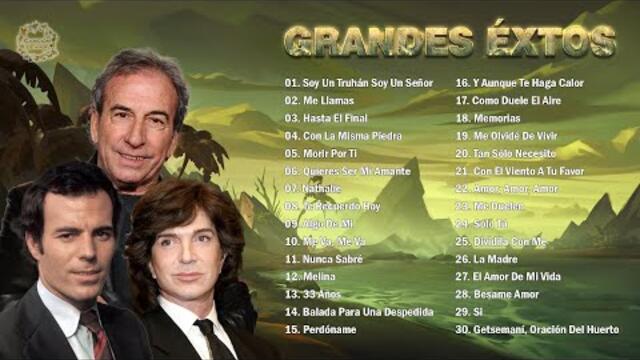 JOSÉ LUIS PERALES, CAMILO SESTO, JULIO IGLESIAS SUS GRANDES ÉXITOS BALADAS ROMÁNTICAS INOLVIDABLES