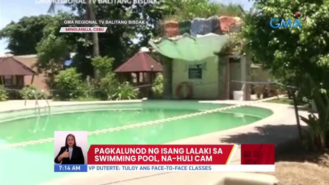 Pagkalunod ng isang lalaki sa swimming pool, na-huli cam | UB