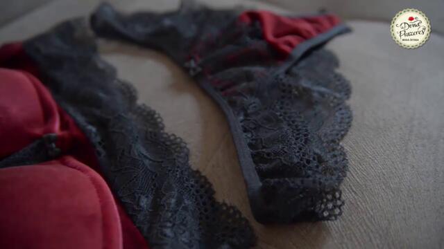 Lindo conjunto em Veludo - Dona Prazeres