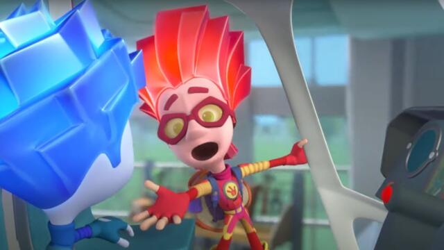 Фиксики - Вертолет, Катапульта, Парашют, Подводная лодка , Аквариум, Светофор, Унитаз