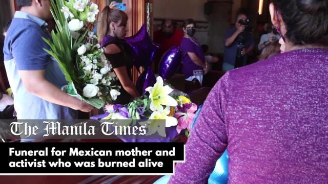 Funeral for Mexican mother and activist who was burned alive