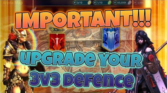 Raid Shadow Legends: How to upgrade your arena 3v3 Defence