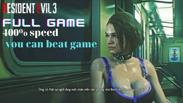 Resident Evil 3 Remake Extra speed Jill Full Game