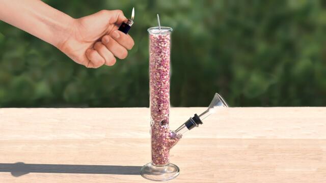 Match Heads vs Bong | Chain Reaction Experiment