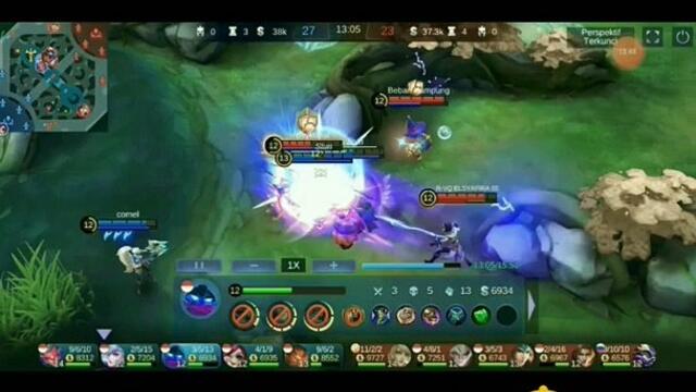 Tank atlas hero kang Cekk nih shorts mobilelegends
