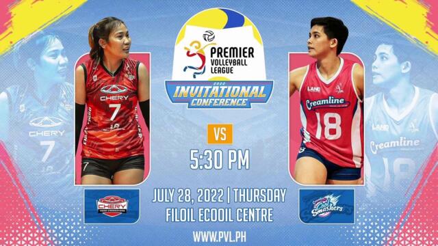 GAME 2 JULY 28, 2022 | CHERY TIGGO CROSSOVERS vs CREAMLINE COOL SMASHERS | 2022 PVL INVITATIONAL CONFERENCE