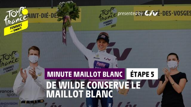 LIV White Jersey Minute / Minute Maillot Blanc LIV  - Étape 5 / Stage 5 - #TDFF2022