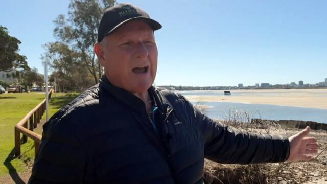 Sunshine Coast beach under threat as Bribie Island tip continues to crumble