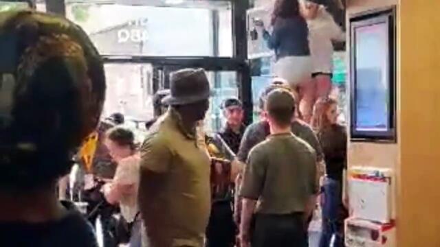 Youths cause havoc in McDonald's