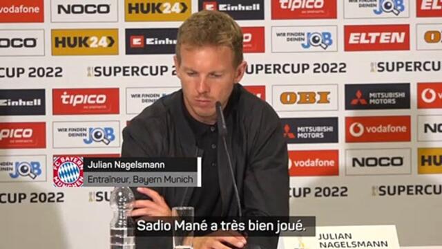 Nagelsmann : "Mané pousse les autres joueurs"