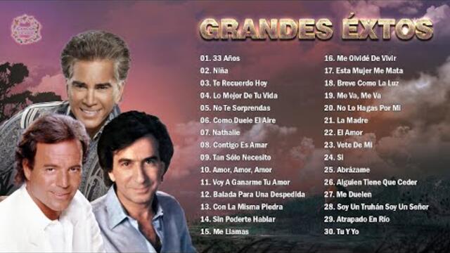 BALADAS ROMÁNTICAS DEL AYER VIEJITAS DEL RECUERDO - JULIO IGLESIAS, El PUMA, JOSÉ LUIS PERALES