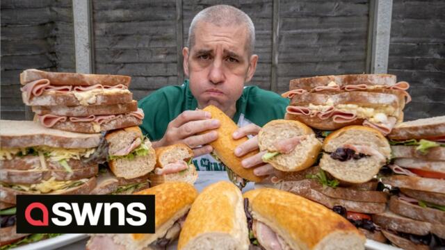 Sandwich addict who didn't leave the house for FIVE years can now finally take his son to school after losing over 20 stone