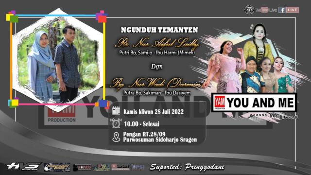 Live Stream Wedding Aiful & Wadi | Campursari YOU AND ME | BG AUDIO (Mr WINDY) | HVS SRAGEN A3