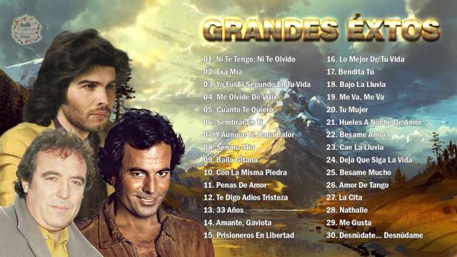 JULIO IGLESIAS, MIGUEL GALLARDO, DYANGO SUS GRANDES ÉXITOS BALADAS ROMÁNTICAS INOLVIDABLES