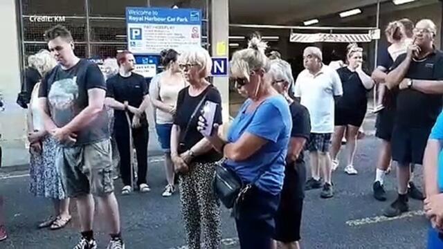 Scores of people gather for vigil in Ramsgate