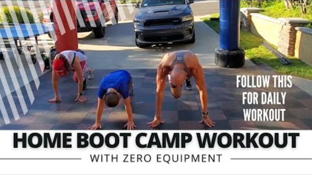 Full Body HIIT Cardio No Equipment Boot Camp, For Weight Loss | workout Routines