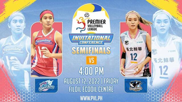 GAME 1 AUGUST 12, 2022 | CREAMLINE COOL SMASHERS vs KINGWHALE TAIPEI | SEMIFINALS OF PVL S5 INVITATIONAL CONFERENCE