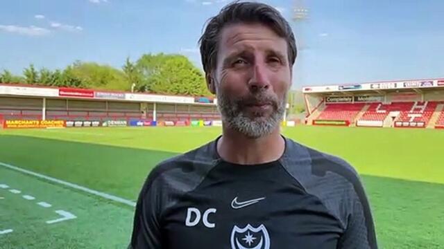 Watch Danny Cowley after Pompey beat Cheltenham