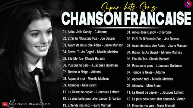 Vieilles Chansons Joe Dassin, Michel Sardou, Charles Aznavour, Frédéric François, Pierre Bachelet