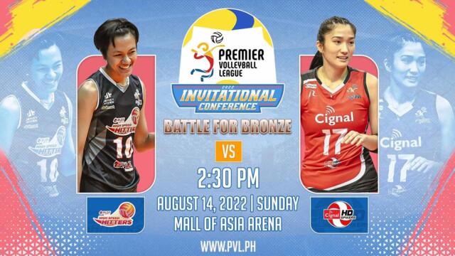 GAME 1 AUGUST 14, 2022 | PLDT HIGH SPEED HITTERS vs CIGNAL HD SPIKERS | BATTLE FOR 3RD | 2022 PVL INVITATIONAL CONFERENCE