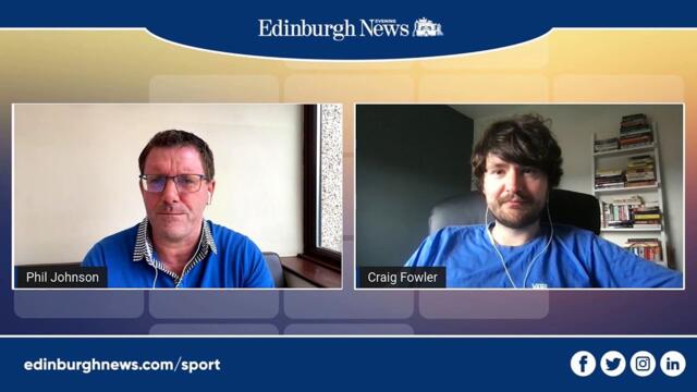 Edinburgh Evening News sport show,Phil and Craig talk Hearts