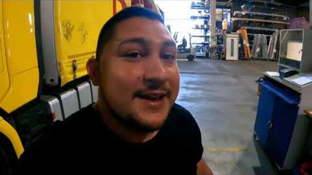 Изпратих отчета и посетих сервиз на SCANIA | Denis Kadirow TruckVloger