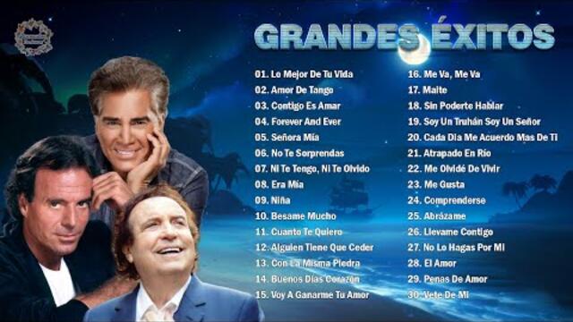JULIO IGLESIAS, DYANGO, JOSÉ LUIS RODRÍGUEZ TODOS SUS 30 GRANDES EXITOS INMORTALES