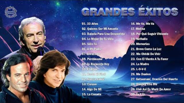 JULIO IGLESIAS, CAMILO SESTO, JOSÉ LUIS PERALES SUS GRANDES ÉXITOS BALADAS ROMÁNTICAS INOLVIDABLES