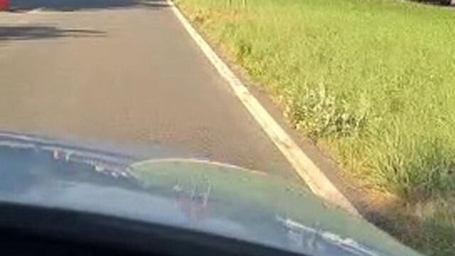 Burst water main in Hailsham