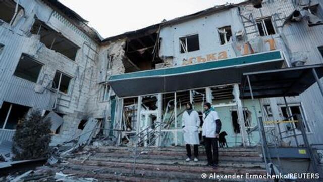 Russia targets Ukrainian hospitals